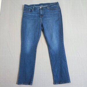 Signature by Levi Strauss jeans women's size 18M denim blue colour straight leg